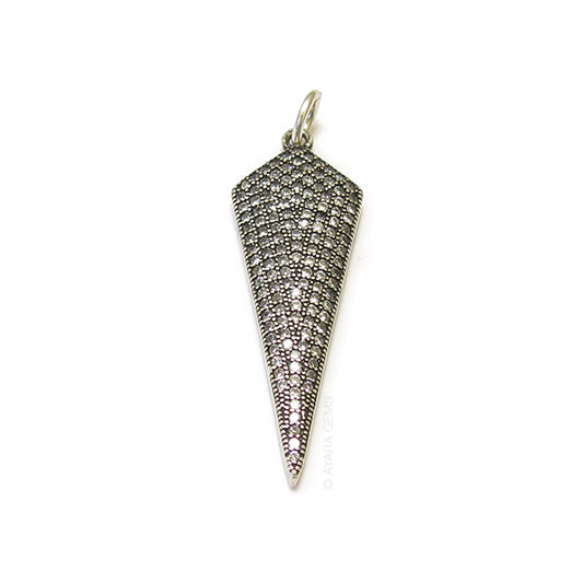 Arrowhead Micro Pave CZ Pendant