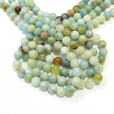Amazonite 8mm Round Bead Strand