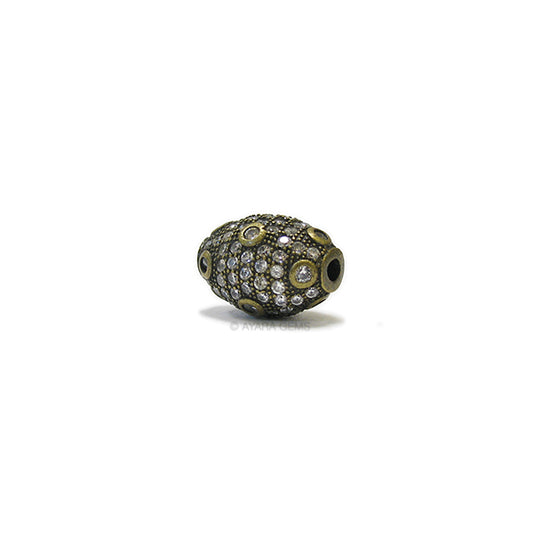 CZ Micro Pave Turquoise Elephant Beads, Animal Beads, Spacer Beads, Je –  Akstar Gems
