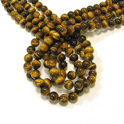 Tigereye 4mm Round Bead Strand